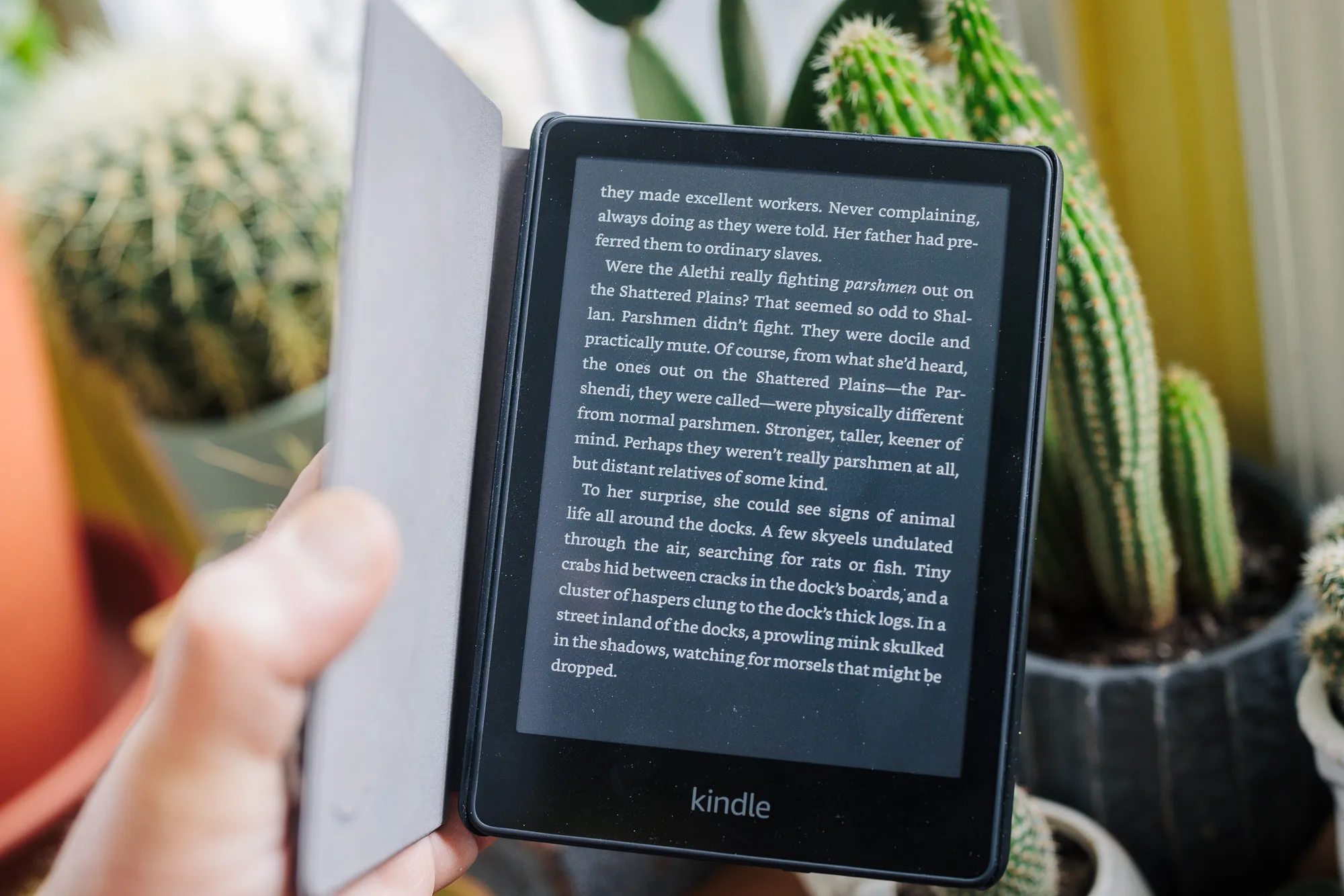 Kindle Paperwhite — A calm, distraction-free reading device that is easy to take anywhere