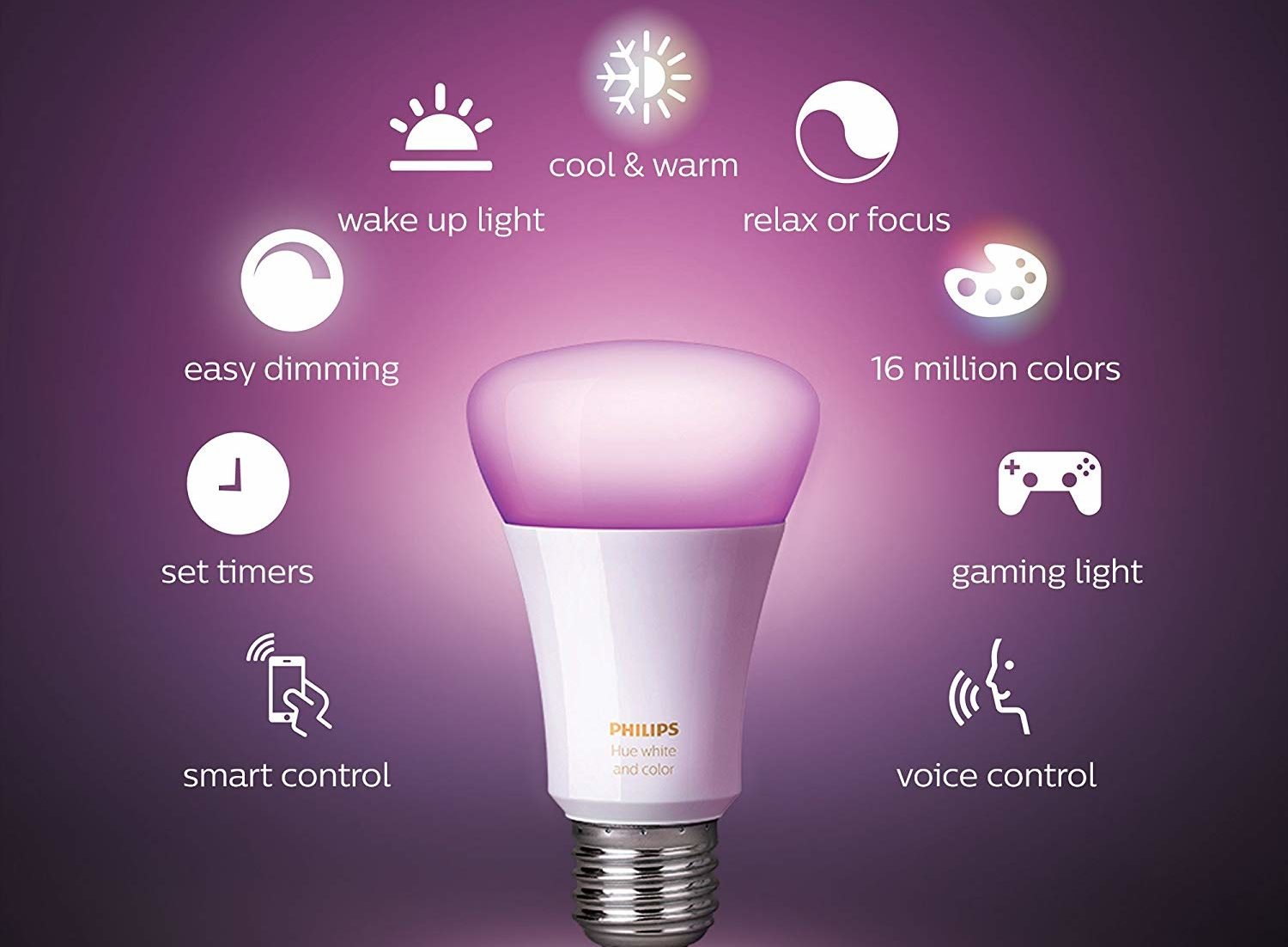 Philips Hue Smart Bulbs — The most polished smart lighting system if you want colour, scenes, and reliability